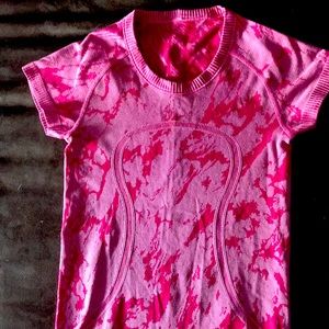 Lululemon pink swiftly Tech Short size 2